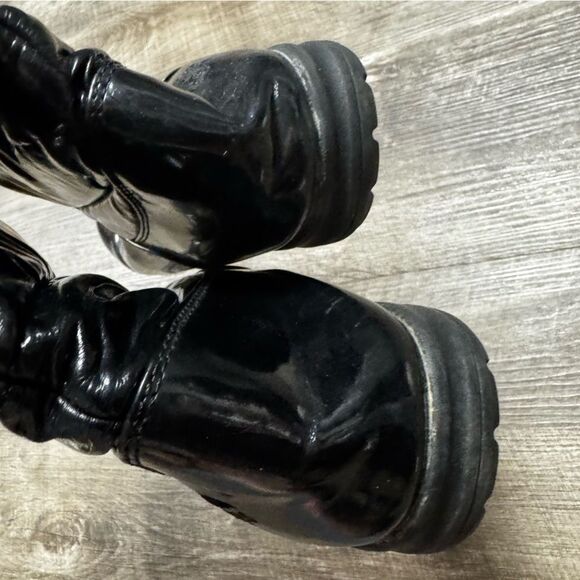 Totes Black Puffer Boots Size 8 - Picture 5 of 7